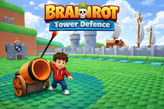 develop roblox full game, steal a brainrot and grow a garden or simulator game