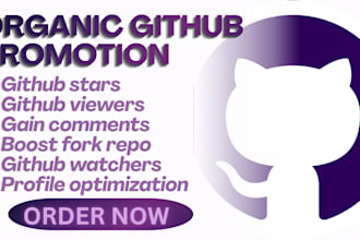 promote your github organically to increase followers and viewers