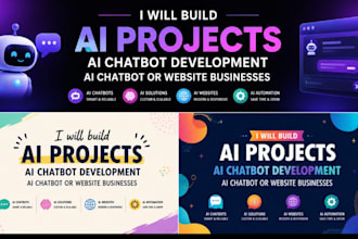 build ai projects, website chatbot for businesses