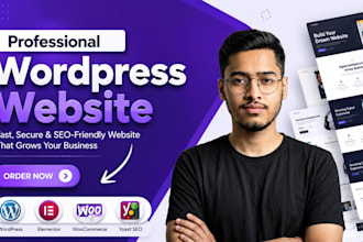 create and design seo friendly wordpress website