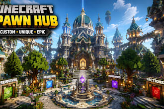 be your minecraft spawn builder for minecraft house map, minecraft spawn hub