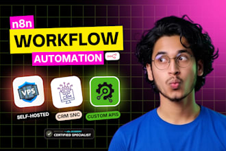 build n8n API integrations and webhook automation for your business