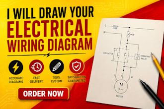 design electrical wiring diagram and motor winding diagram