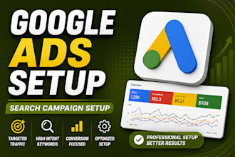 set up a google ads search campaign for your business