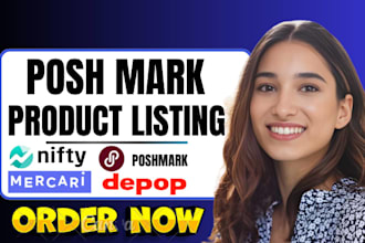 draft and crosslist product listing on poshmark mercari depop using nifty