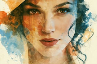 create a water color illustration