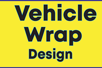 design professional vehicle wrap design , car wrap design, truck wrap design