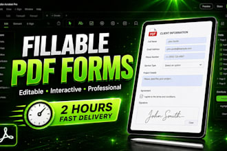 design and convert your documents into professional fillable PDF forms