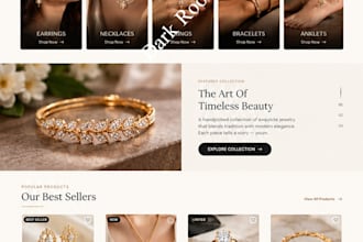 create a premium ecommerce website