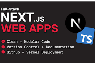 be your next js developer for scalable web apps