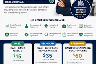 update maintain, and manage your caqh provider profile