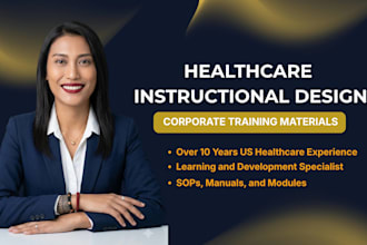 write instructional courses and sops for healthcare accounts
