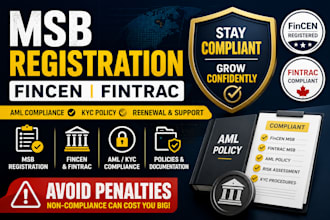 do US msb registration with fincen, fintrac and aml compliance