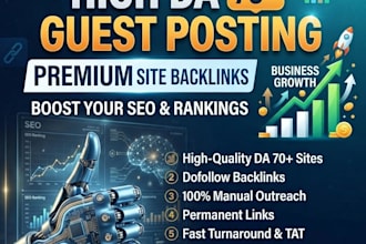 build powerful backlinks with high quality guest posts