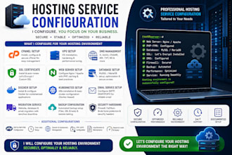 setup, configure and troubleshoot your web hosting server