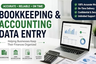do tally entry, data entry, accounting work