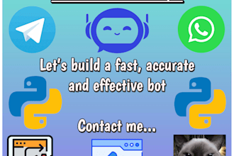 build custom python telegram bot, automation or web scraper