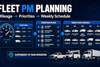 build an excel fleet maintenance and pm tracking dashboard