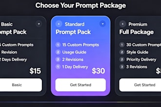 write custom midjourney ai art prompts for you