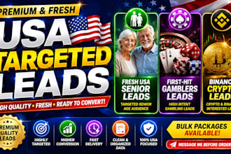 premium newly USA takessweeps leads, first hit gamblers leads, binance leads