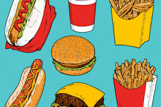 turn your food photos into amazing pop art