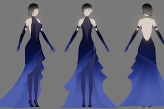 do optimized anime character models for games or animations