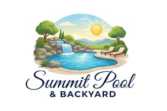 create attractive and imagination swimming pool logo design