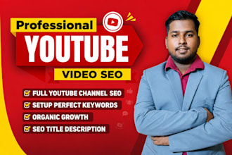 do professional youtube SEO and keyword research