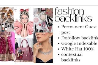 build high quality fashion backlinks for fashion blogs