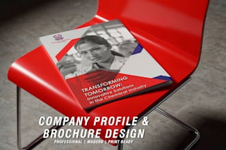 design a professional company profile, brochure and catalog
