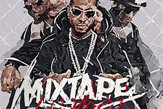 design mixtape cover and album cover designs