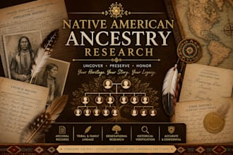 uncover native american ancestry through tribal lineage and archival genealogy