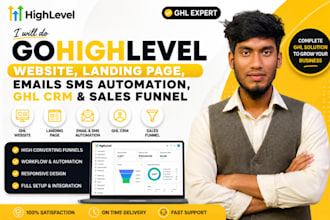 do gohighlevel website, ghl landing page, email automation, ghl CRM sales funnel