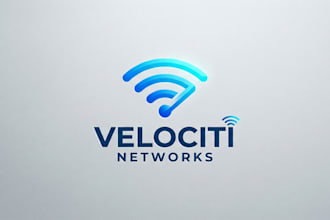 design a modern wifi logo for your brand