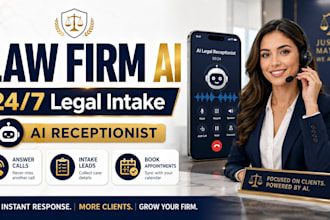 build law firm ai receptionist legal intake ai voice agent chatgpt voice chatbot