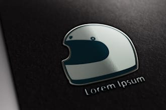 design a powerful viking helmet logo for your brand