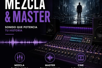 edicion, mezcla y masterizacion de audio