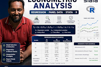 perform econometric regression and panel data analysis in stata and r