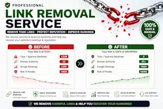 remove unwanted links and toxic backlinks from your website