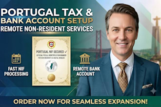 set up your portugal tax number nif and remote bank account seamlessly
