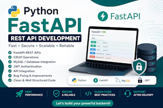 build a python fastapi rest API