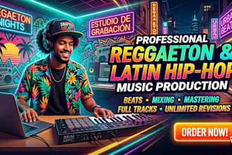produce a custom reggaeton beat for your next hit