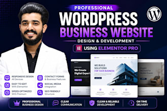design a professional wordpress business website