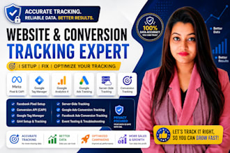 setup facebook pixel, conversion API, ga4 and conversion tracking
