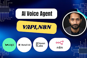 setup ai voice agent, ai chat bot, n8n, vapi