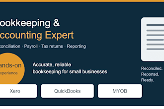 do bookkeeping and accounting in xero, quickbooks and myob