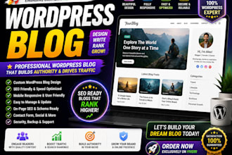 write SEO optimized wordpress blog posts to boost your traffic