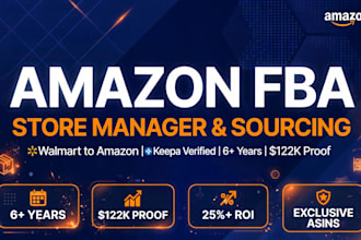 be your amazon fba sourcing and walmart to amazon online arbitrage expert