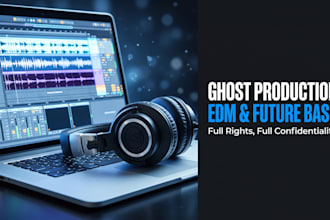 ghost produce your edm or future bass track with full rights