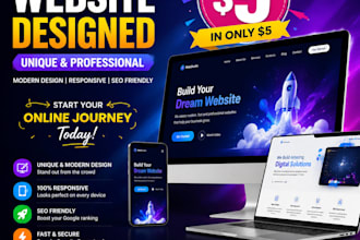 create a modern website design
